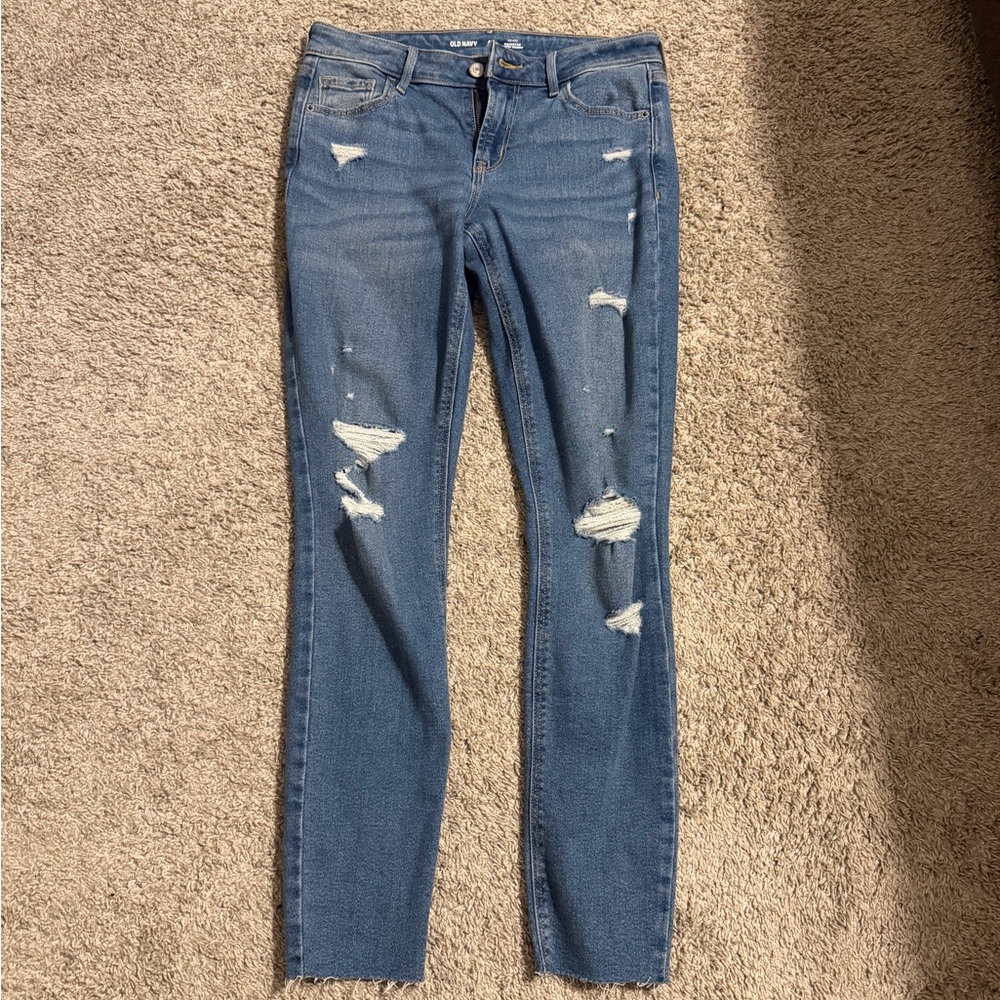 Old Navy Mid Rise Skinny Jeans
